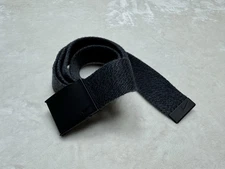 Nike Golf Belt Mens Black Swoosh Adjustable Adult Golfer One Size