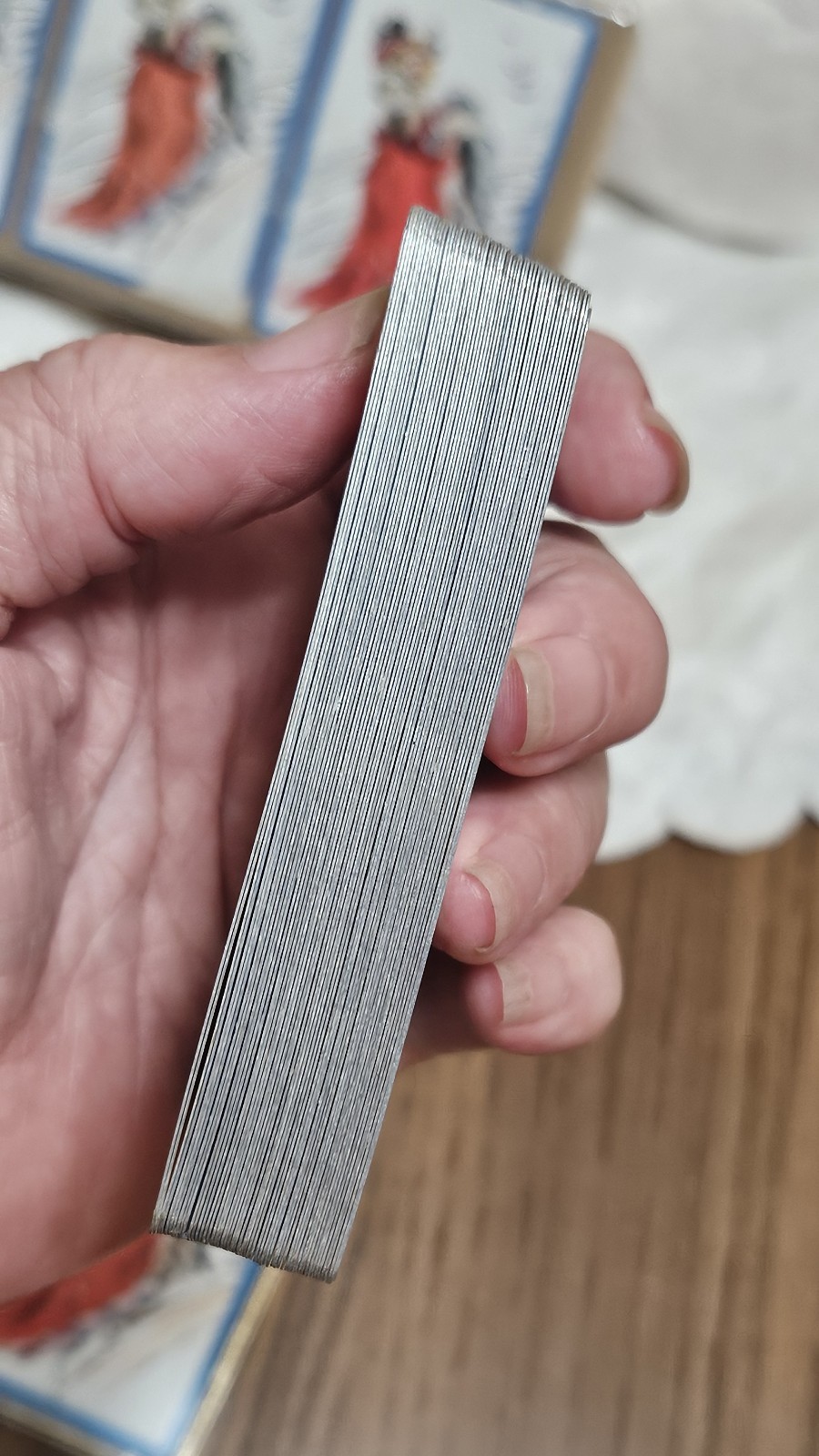 Congress 606 Playing Cards Triple Deck Show Girls Dancing Can Can Complete VTG