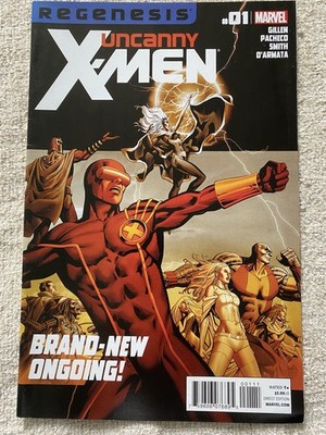 UNCANNY X-MEN Vol. 2 #1 Kieron Gillen Marvel Comics 2012 VF