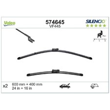 Scheibenwischer Set vorne für Citroen C3 SH C4 3 BA X BD | 24468085