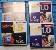  2 SyQuest SparQ 1.0 Removable Cartridge Drive 1.0GB External PC SEALED  Empty