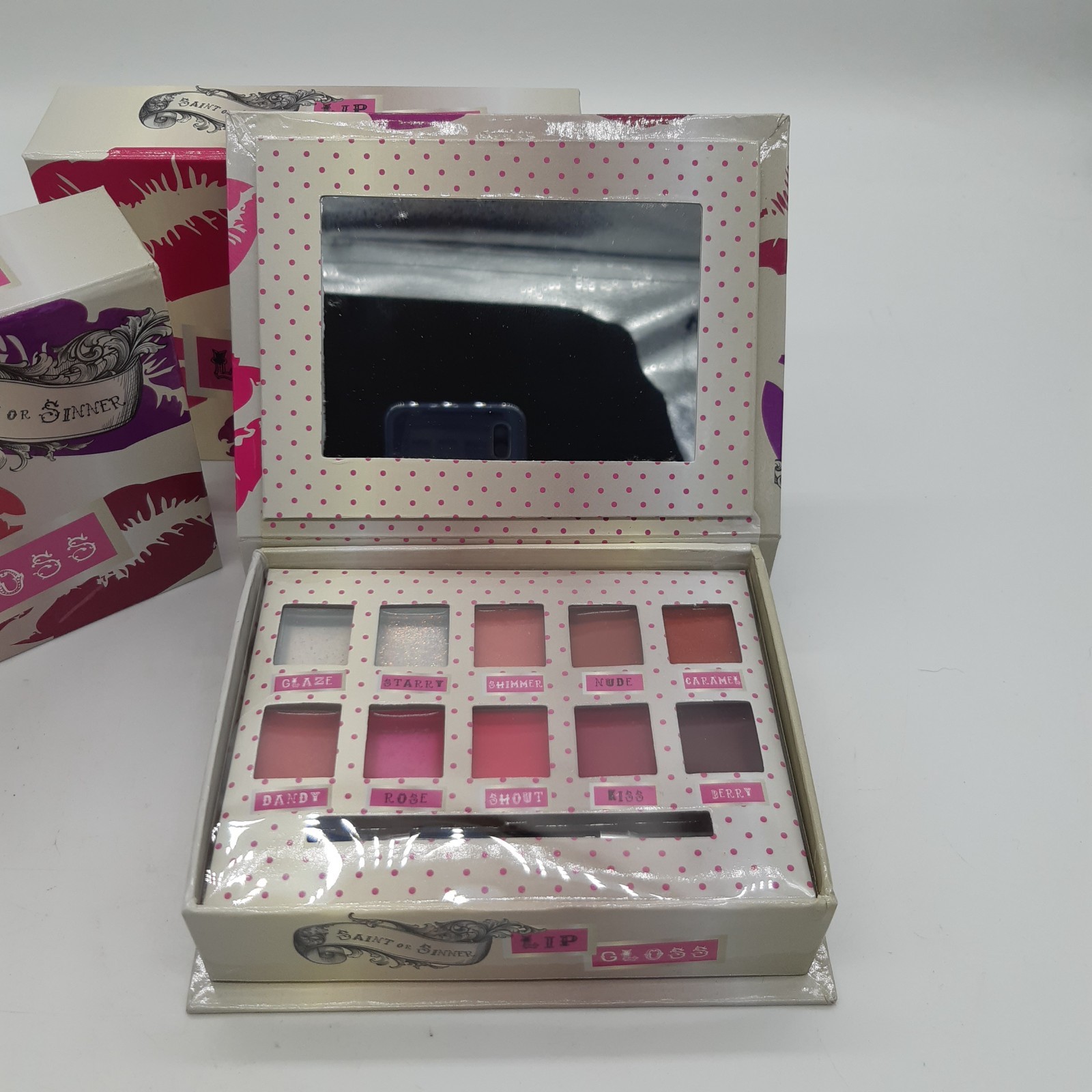 3x Primark Beauty Saint or Sinner Lip Gloss Palettes - 10 Shades Each - New image 2