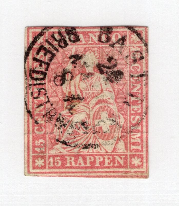 Switzerland - Sc# 38 Used / No wmk          -         Lot 0726255