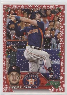 2023 Topps Holiday Red Metallic 15/99 Kyle Tucker #H62 14ma