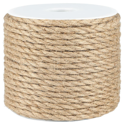Garten Bindfaden 8mm 20m Hanfseil Naturkordel Dekokordel Bastelschnur Schnur