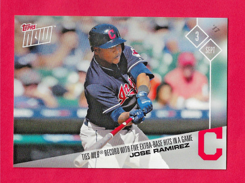 2017 Topps Now 555 José Ramírez