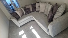 Corner sofa Grey SCS Scatter Back Cushions