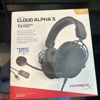 Hyper x Cloud Alpha S Headset 7.1 Surround Sound Black