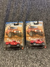 Hot Wheels Toyota Land Cruiser Red Walmart Exclusive Lot Of 2