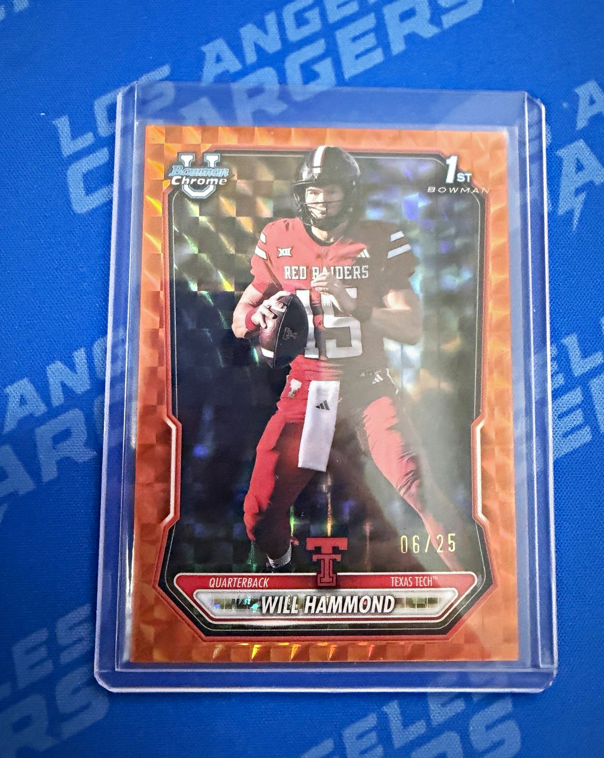 Bowman 2025 Bowman Chrome U Will Hammond 1st Bowman BCP-164 /25