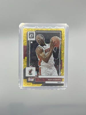 2022-23 Donruss Optic Fast Break Bam Adebayo Gold 1/10 Buchstütze