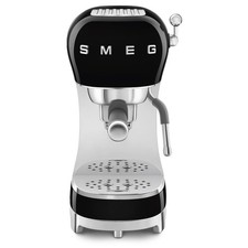 Image of Smeg Retro Espresso Coffee Machine ECF02BLUK– Black ECF02BLUK