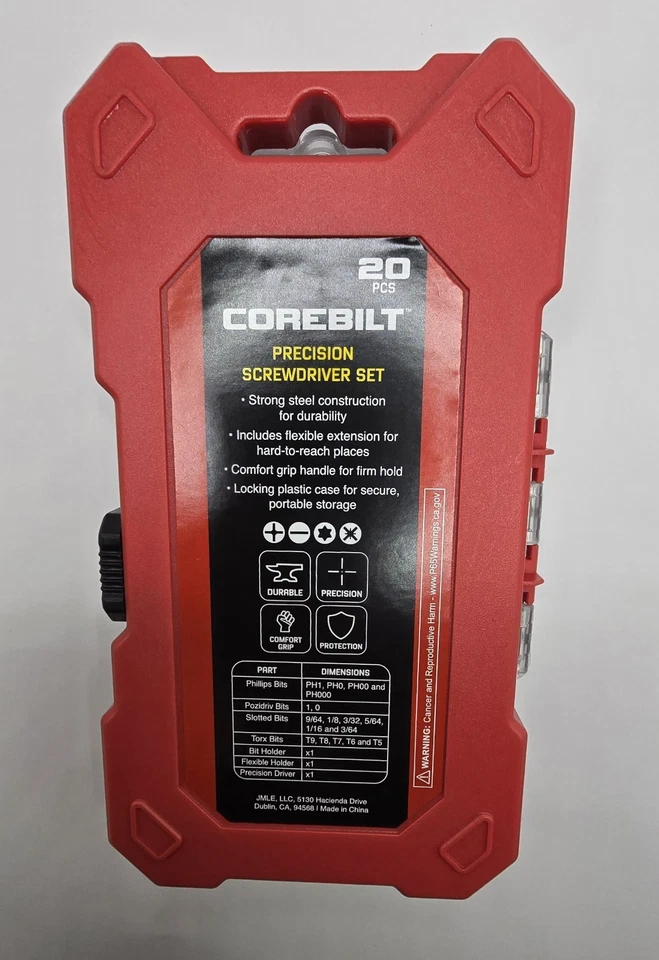 20 Pcs Corebilt Precicion Screwdriver set - Image 2 of 2