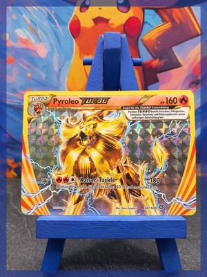 Pokémon Karte I Pyroleo TURBO 24/114 I Steam Siege I Deutsch I GD