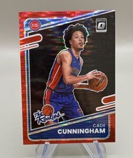 2021-22 Donruss Optic H-2 - The Rookies Cade Cunningham #1 Red Pulsar Prizm 🔥