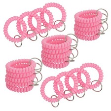 TFoRibbon Wrist Coil Stretchable Wrist Band Keychain Holder Elastic Wristband...