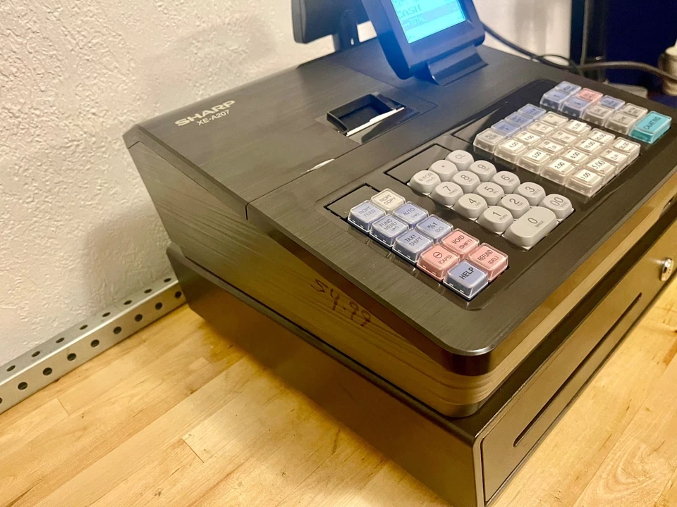 Registro eletrônico Sharp XE-A207 – Ótimo estado, TESTADO, sem chave - Imagem 4 de 4