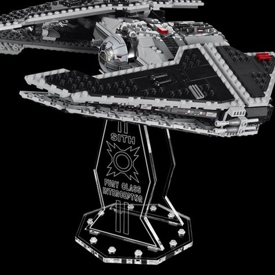 Acryl Display Stand zu Lego 9500 Sith Fury class Interceptor - Nur Ständer