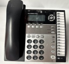 AT T 1040 4-Line Expandable Analog Phone Small Business System Low Grade B -READ