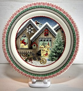 Gien Christmas Plates | eBay