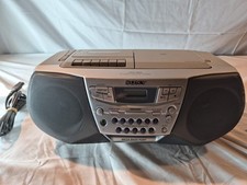 Sony CFD-S22 CD AM/FM Radio Cassette Mega Bass Boombox - Tested and Working