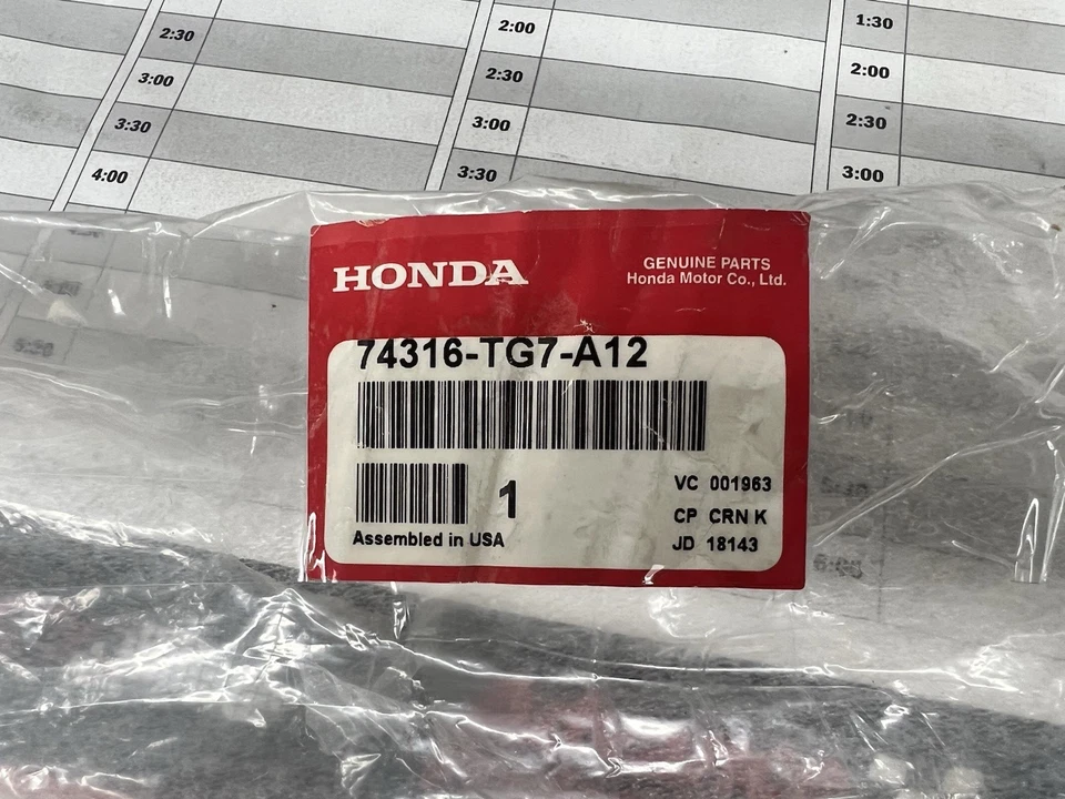 2016 - 2022 年本田飞行员左驾驶员侧车顶成型 74316-TG7-A12 全新原始设备制造商 — 第 4/4 张图片