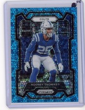 2023 Panini Prizm No Huddle Blue Prizm /95 Rodney Thomas II #130