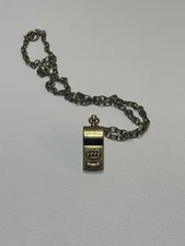 Vintage Solid Brass Whistle 1937 Navy Maritime