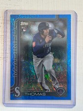 2025 Topps Chrome Update Series - Rhylan Thomas Blue Refractor /150 (RC)