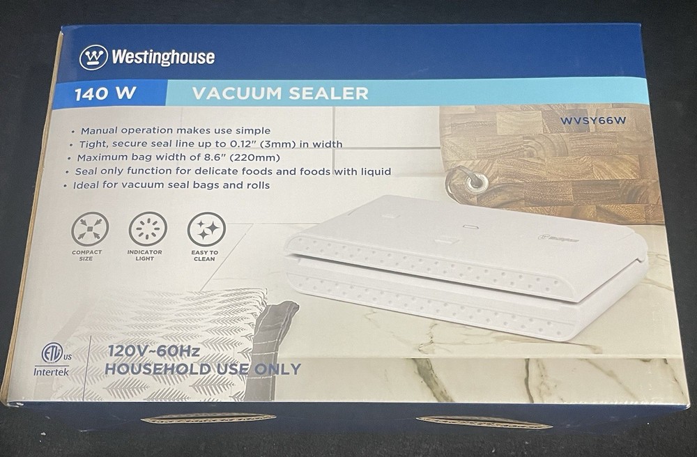 Westinghouse 140W Powerful Vacuum Sealer for Food Freshness