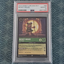 PSA 10 Mickey Mouse Artful Rogue 88 Disney Lorcana First Chapter Normal Finish