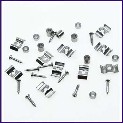 5Sets Electric Guitar String Trees Guitar String Retainer for Strat Tele Chrome