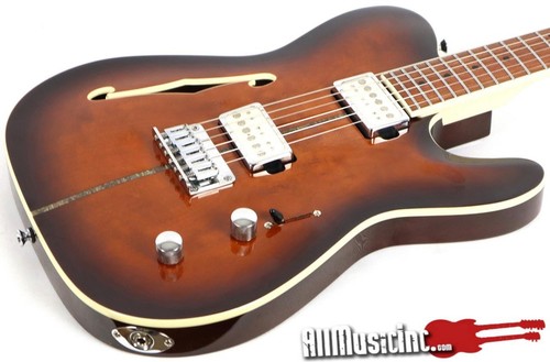 Michael Kelly MK58 Tiger Eye Thinline Tele Prototype Electric Guitar - Picture 3 of 9