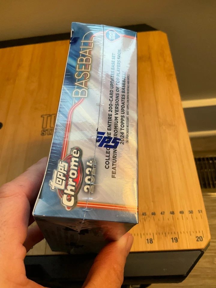 2024 Topps Chrome Update Baseball Factory-Sealed Mega Box Skenes Chourio Elly RC - Image 3 of 4