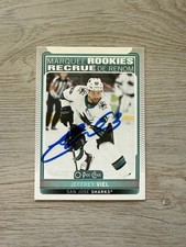 Jeffrey Viel signed 2021-22 O-Pee-Chee Marquee Rookie card #637 Sharks Ducks. rookie card picture