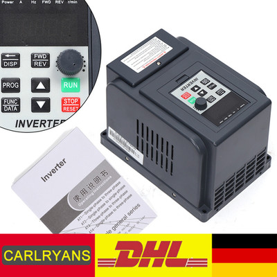 1-Phase Frequenzumrichter VFD Drehzahlregler für Einphasige AC Motor 0,75kW AT2 