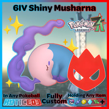 ✨ Shiny Alpha Musharna 6IV + EVs ✨ Pokemon Legends ZA 🚀 Fast 🚀