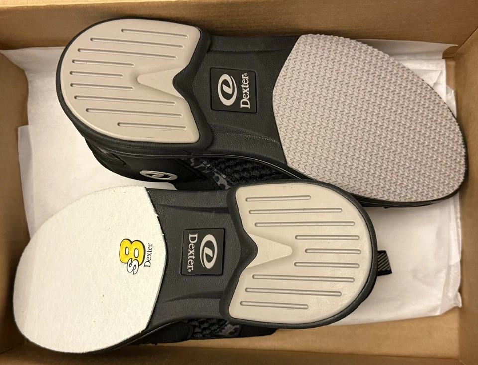 Dexter Pro Boa Black/Grey Leopard Right Handed Womens Bowling Shoes, Size 7.5 - Image 3 of 4