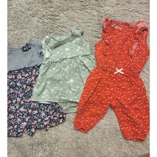 Baby Girl Outfit Bundle 3M Carter  s Chickpea Floral Rompers Lot of 3