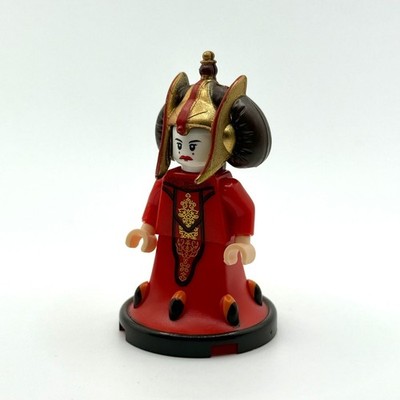 Custom lego Queen Naboo Royal Senator Red Ceremonial Dress Star Wars