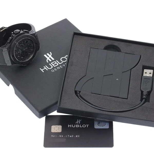Hublot — Hublot Big Bang All Black Carbon 301.QX.1740.RX 48mm Carbon Fiber Watch #C1763