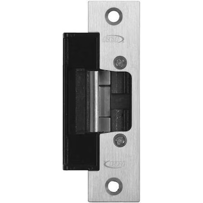 Rutherford L6514 32D Electric Door Strike, Stainless Steel, Brushed, For Use