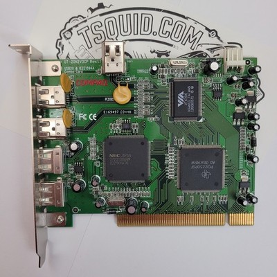 Compaq PCI Host Card USB 2.0 FireWire IEEE 1394A Combo CPQFWHC UT-20N2V3CP