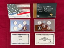 2010 & 2011 US Mint America the Beautiful Proof Set ***1st Time Opened*** A+++