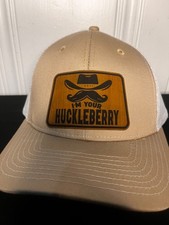 leather patch trucker hat snapback