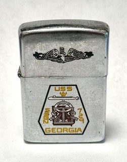 1989 Military Zippo Ship Lighter USS Georgia ssgn 729