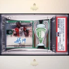 YANKUBA MINTEH 2023-24 Topps Museum UCL 1/1 Moment Emerald Rookie Auto PSA 8 1T