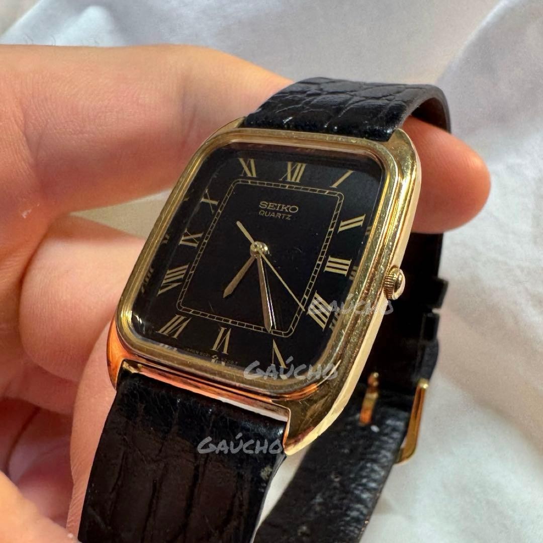 Seiko Patent Rectangular Square Vintage Tank Watc… - image 2