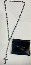 Sterling Silver Rosary From Sorrowful Mother Shrine in Bellevue Ohio 0.415 Oz
