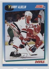 1991-92 Score Canadian Tommy Albelin #393 3c7